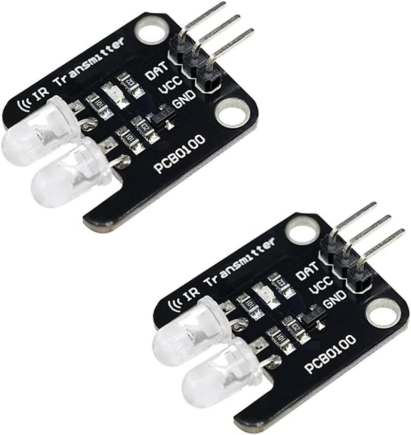Rakstore 2pcs 2 Channel Electronic Building Blocks Two Way Infrared Transmitter Module IR Transmitter for Arduino Board 2CH - Image 1